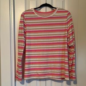 Striped Women’s Long Sleeve Shirt